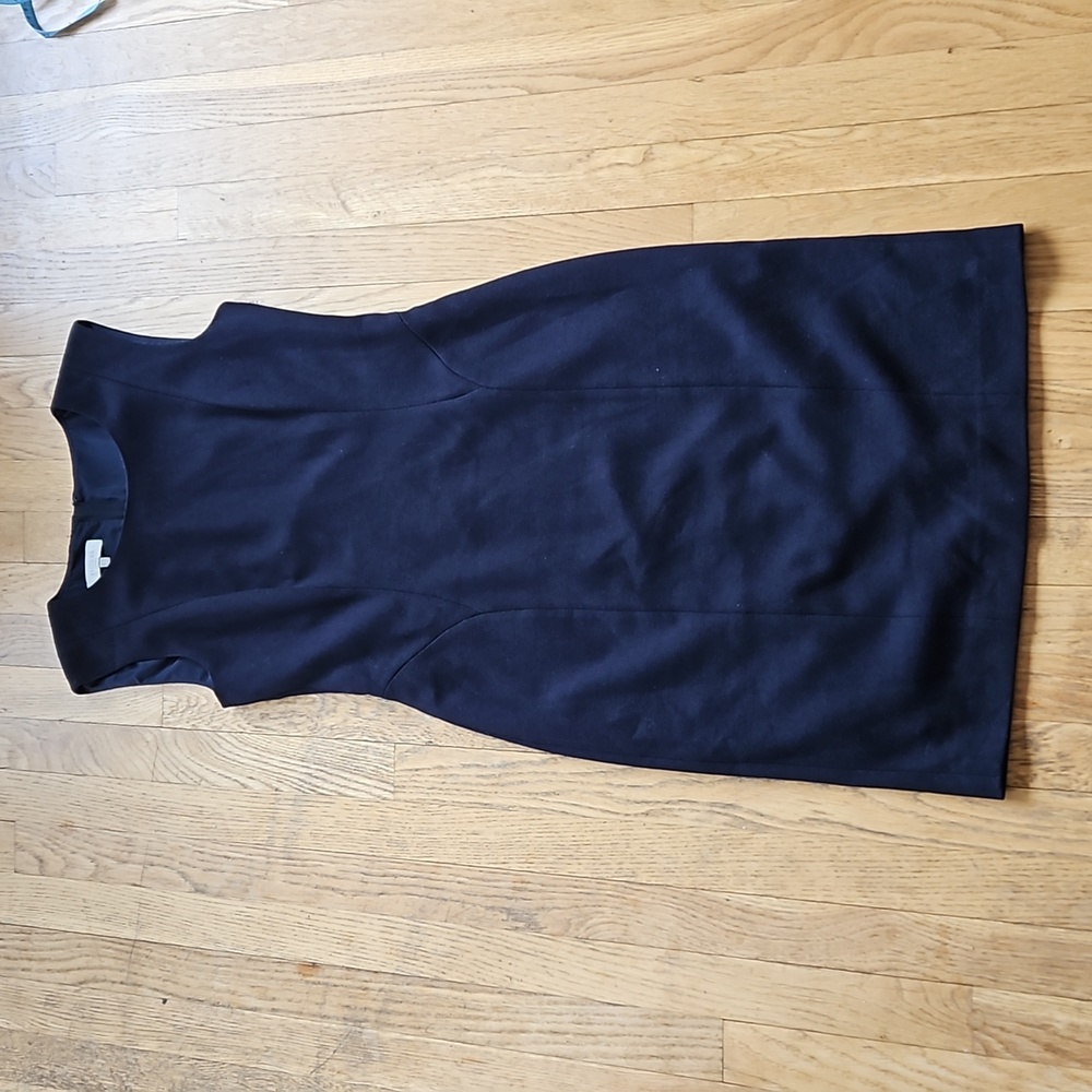 HOBBS navy classic sheath dress 6